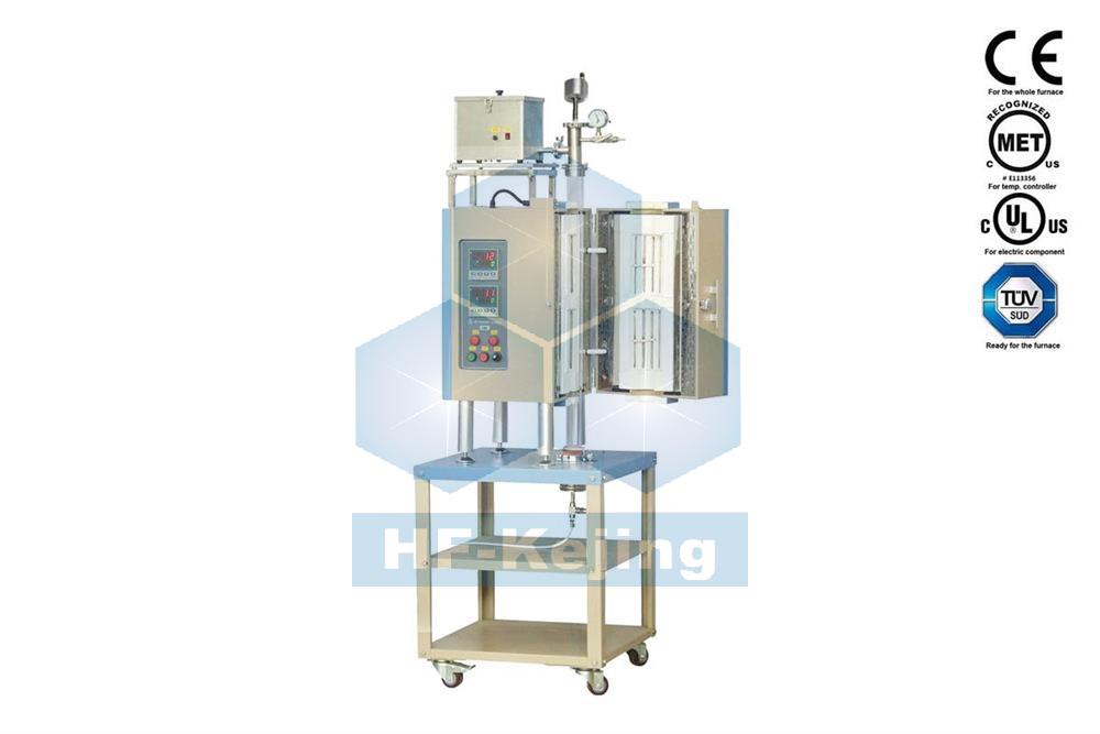 帶超聲霧化以及進(jìn)料系統(tǒng)的1200℃立式爐-OTF-1200X-VT-USPA
