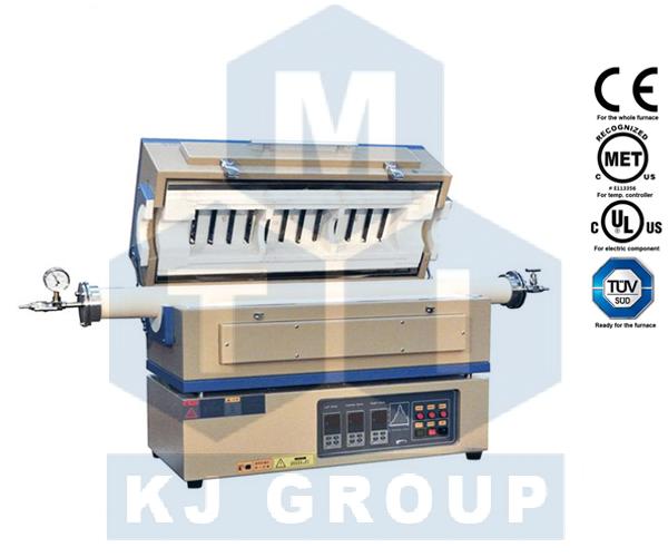 1500℃三溫區(qū)開(kāi)啟式管式爐--OTF-1500X-III